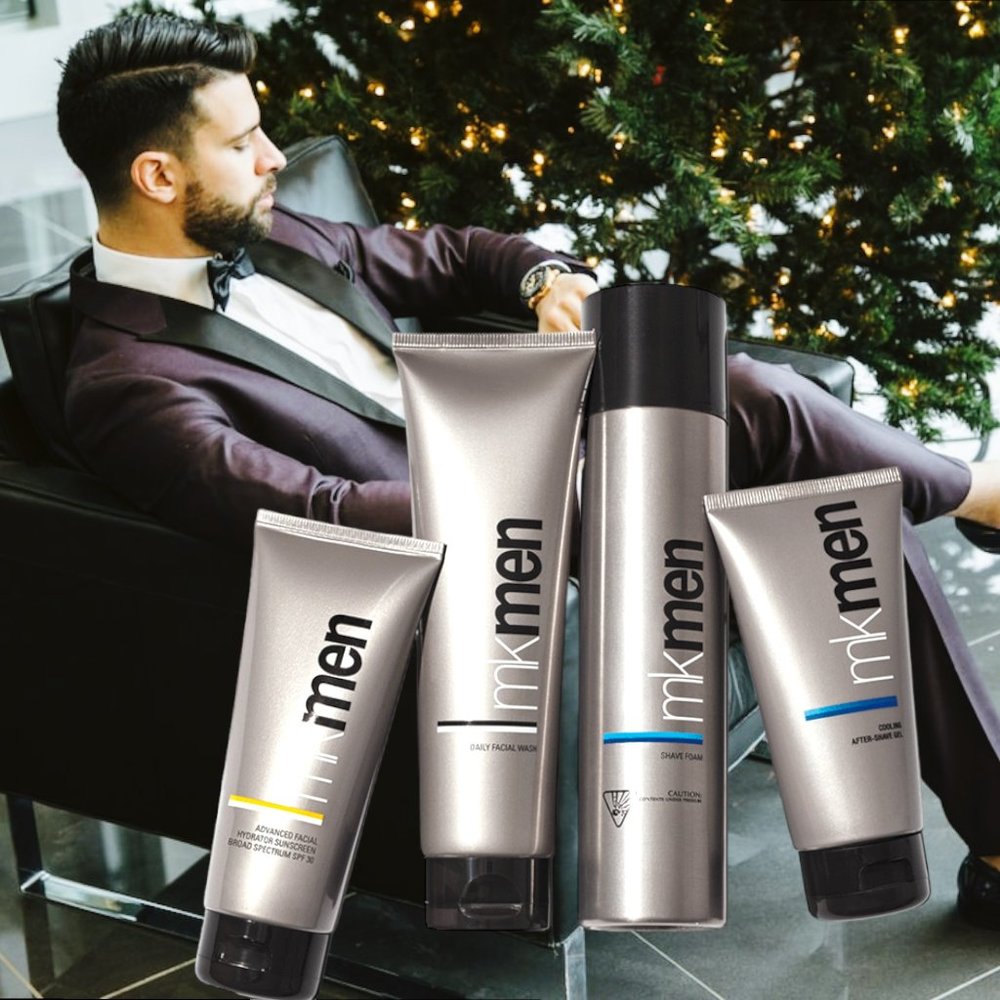 DISCONTINUED!  MK Men Regimen Bundle  - Wash, Shave, After-Shave, Sunscreen